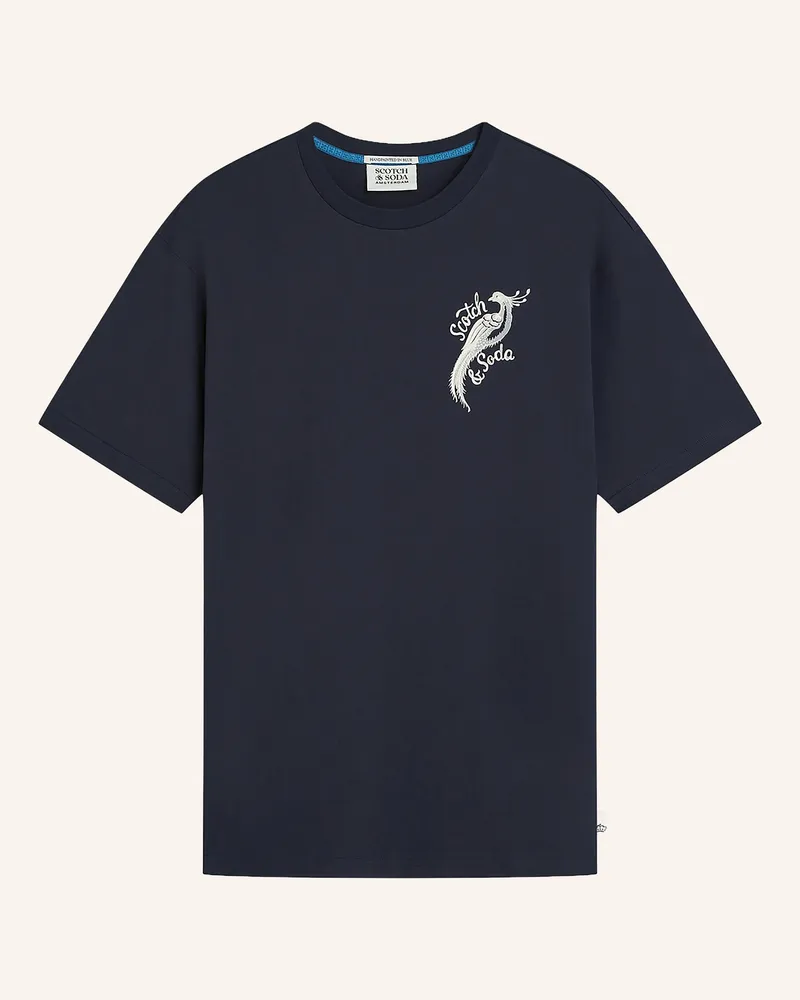 Scotch&Soda T-Shirt blau Dunkelblau