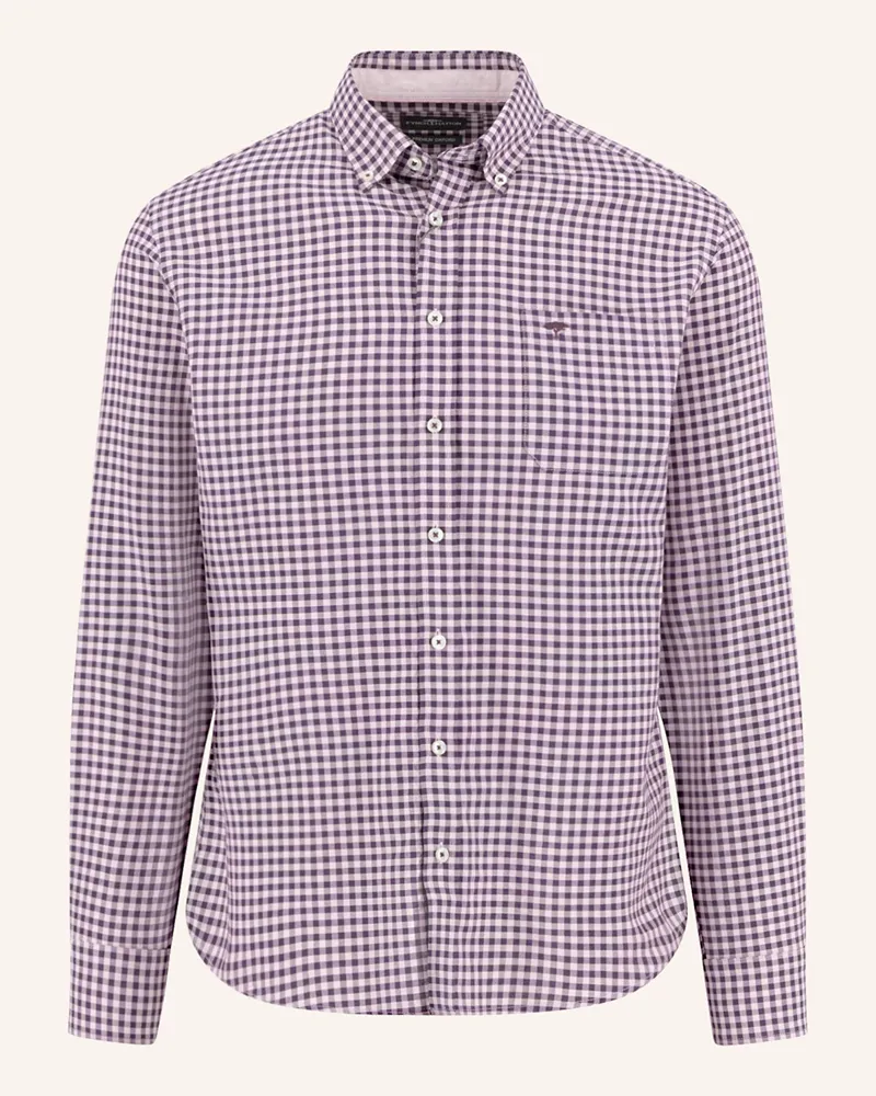Fynch-Hatton Hemd Regular Fit rot Rosé