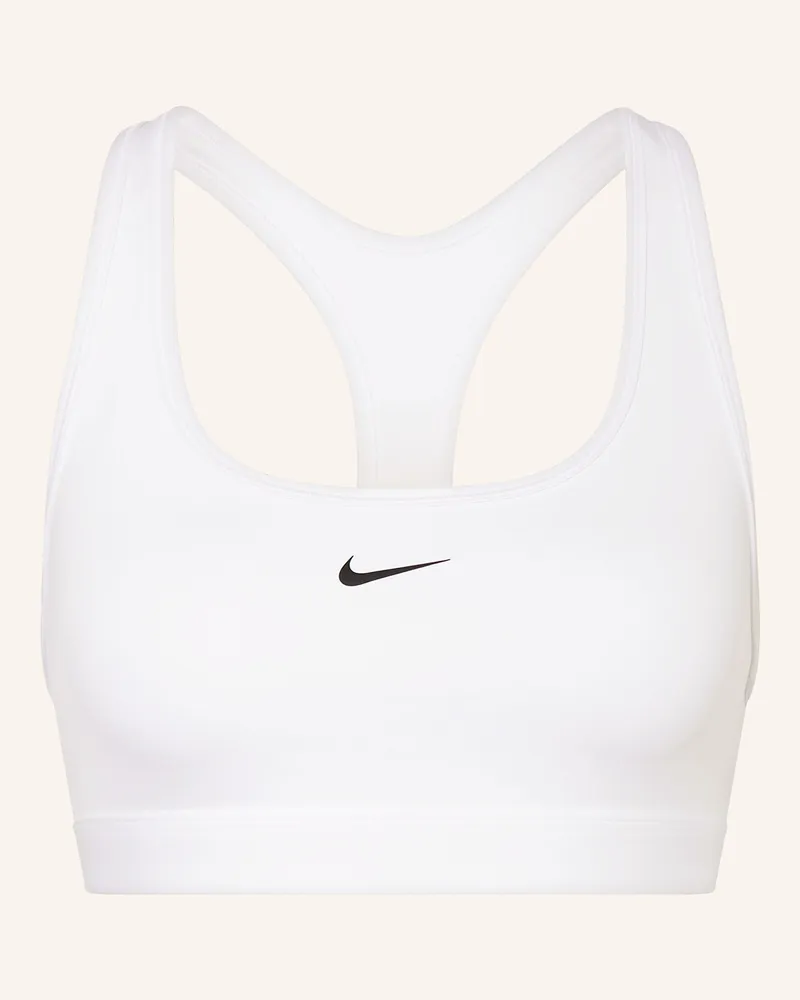 Nike Sport-Bh Swoosh weiss Weiss