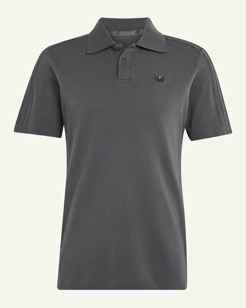 adidas Piqué-Poloshirt 3-Streifen schwarz Schwarz