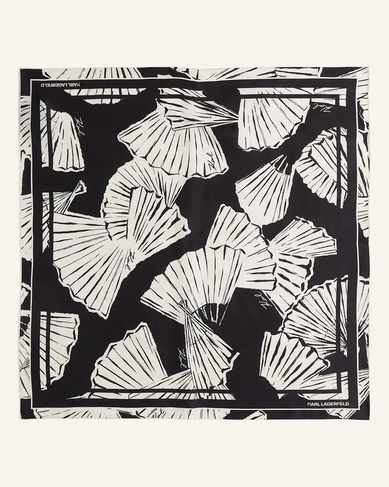Karl Lagerfeld Schal Schwarz