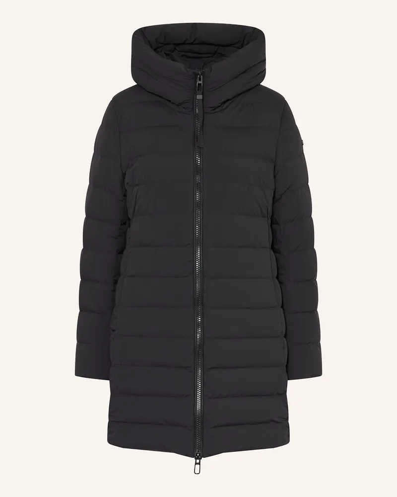 DUNO Lightweight-Daunenmantel Cellini schwarz Schwarz