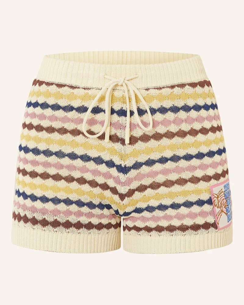 Zimmermann Strickshorts Beige
