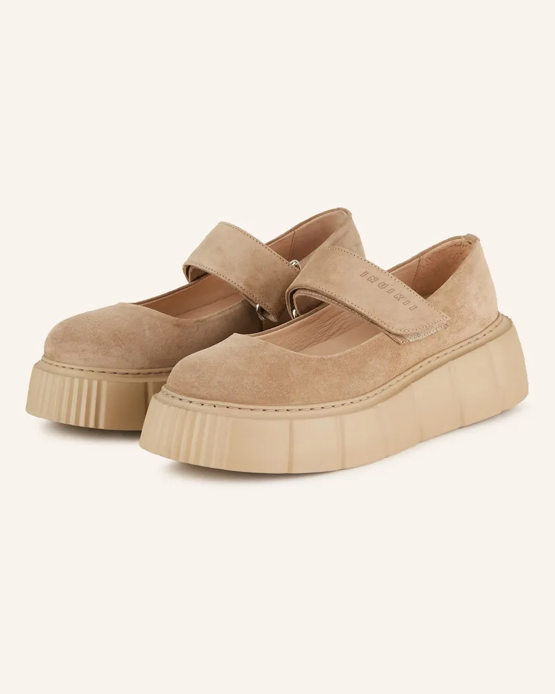 INUIKII Mary-Jane-Ballerinas MATILDA Beige