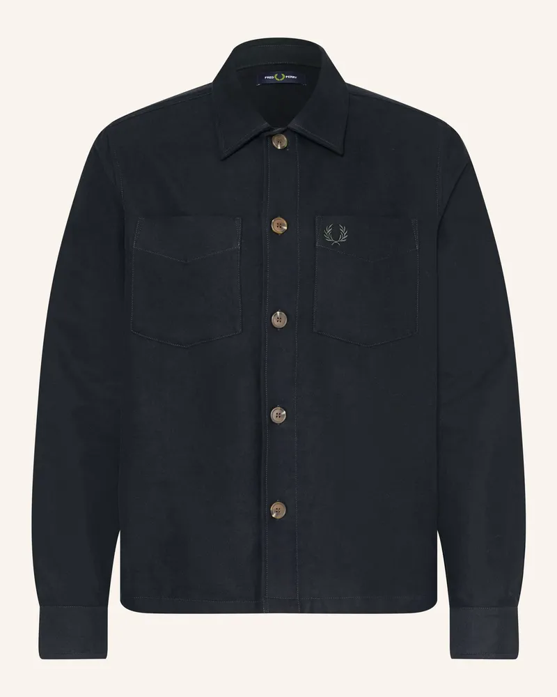 Fred Perry Overjacket schwarz Schwarz