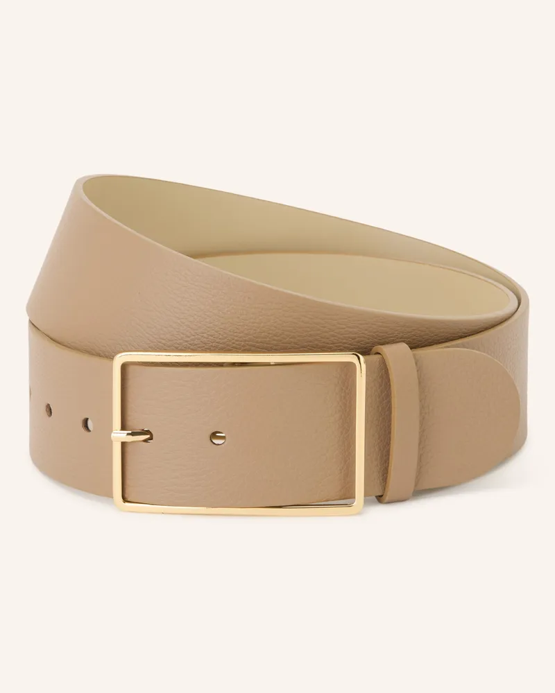 Abro Ledergürtel Dalia braun Beige