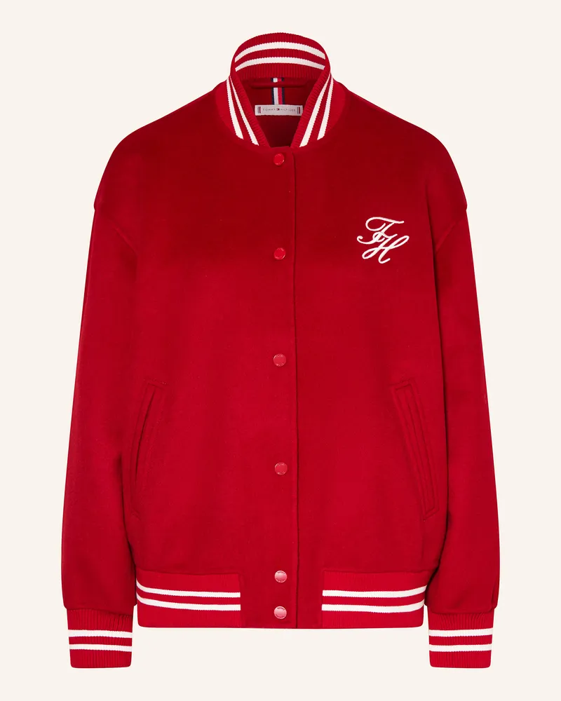 Tommy Hilfiger College-Jacke Rot