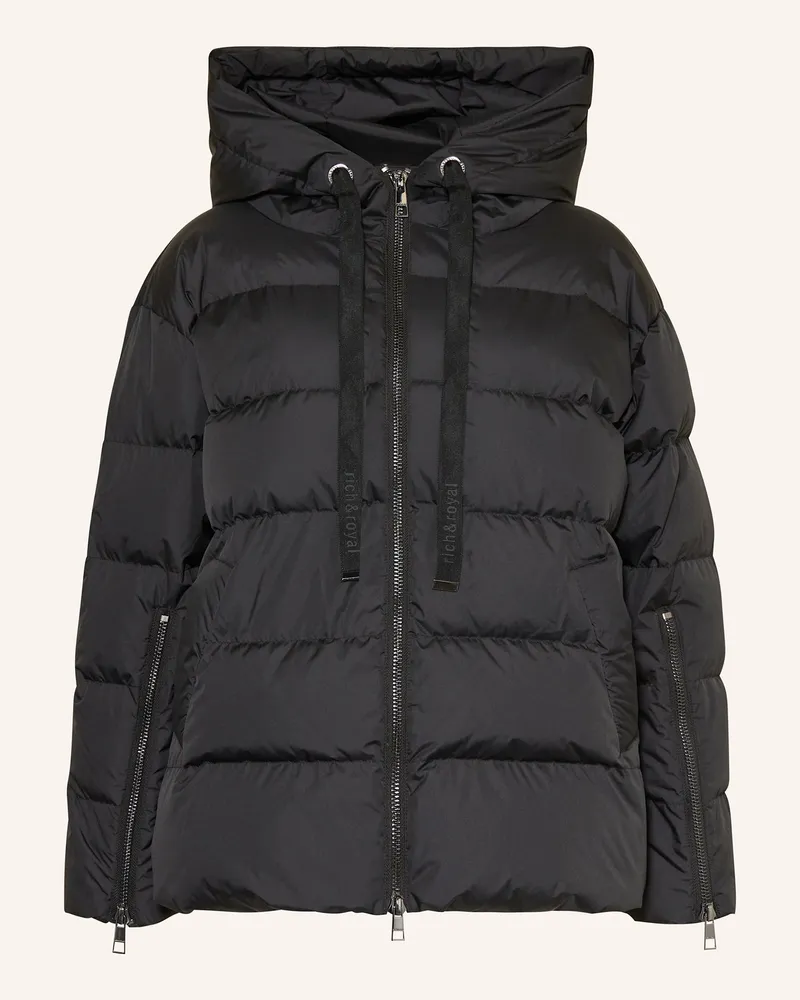 Rich&Royal Daunenjacke Schwarz
