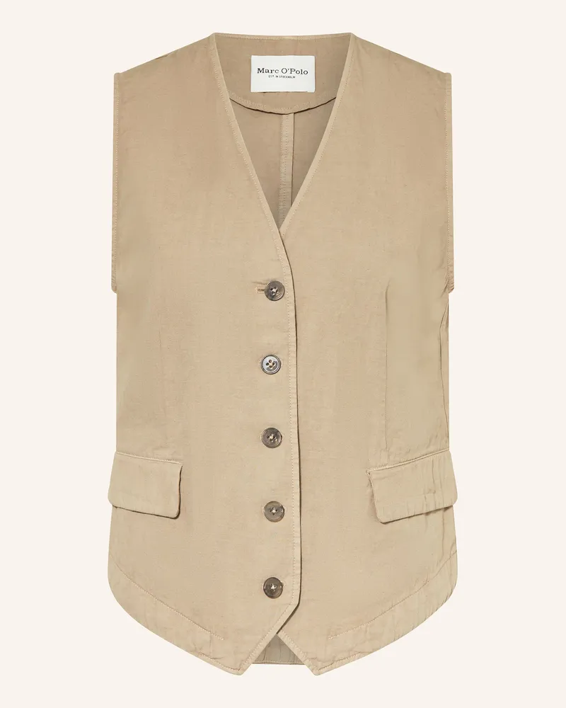 Marc O'Polo Blazerweste Beige