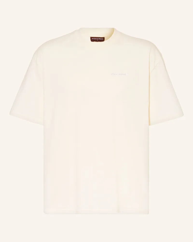 PEGADOR Oversized-Shirt weiss Creme