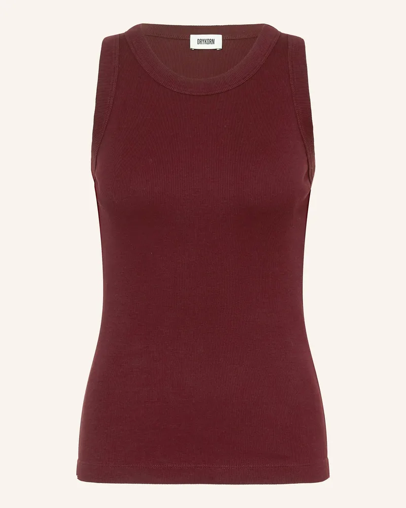 Drykorn Top Olina rot Dunkelrot