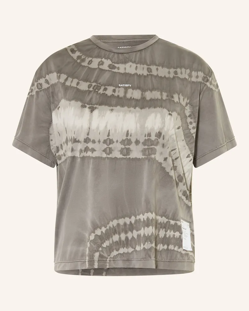 Satisfy Laufshirt AURALITE Dunkelgrau