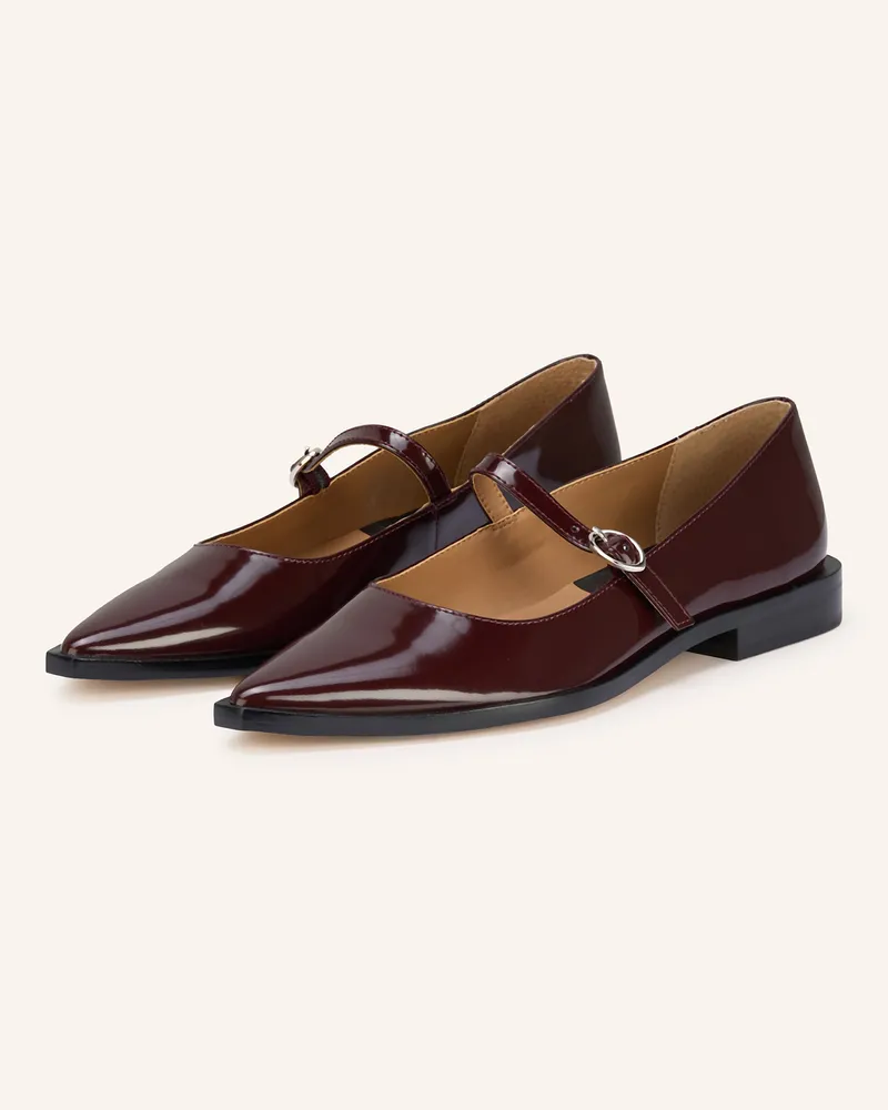 Dolce Vita Mary-Jane-Ballerinas LARGO Dunkelrot