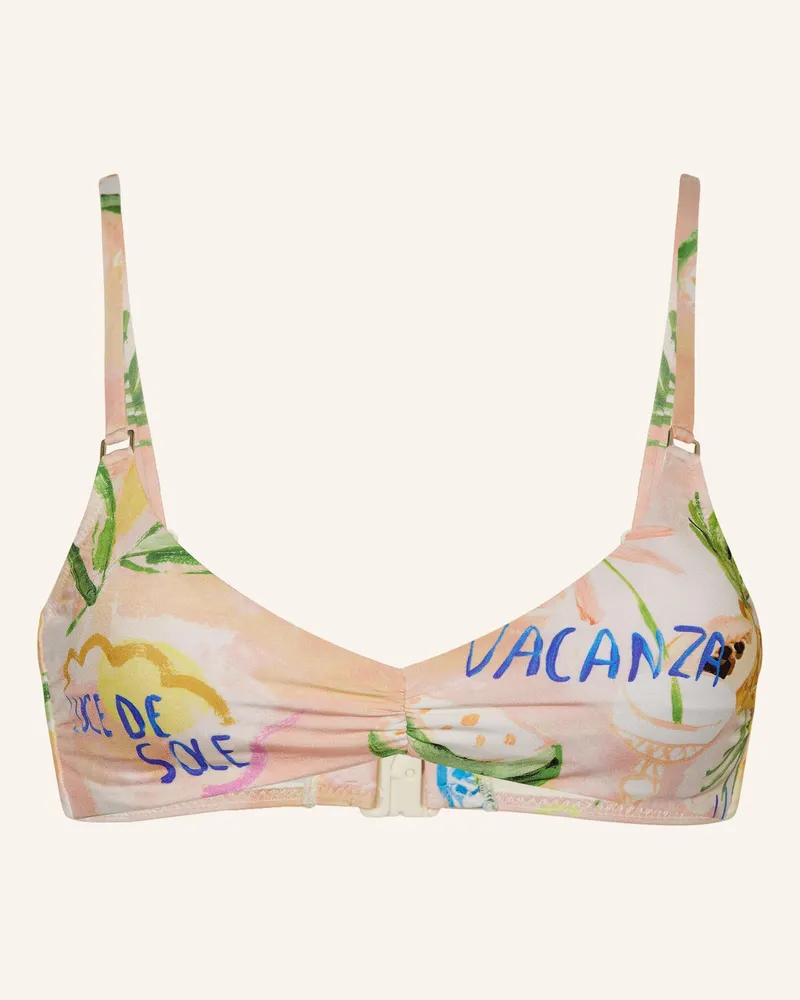 watercult Bralette-Bikini-Top Vacation Fizz beige Nude