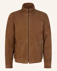 Strellson Lederjacke JIM Braun