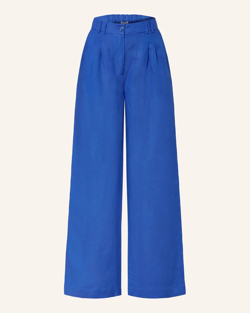 Phase Eight Marlenehose Lottie Mit Leinen blau Blau