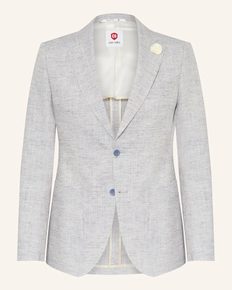 CG Anzugsakko PETERSON Slim Fit mit Leinen Hellblau