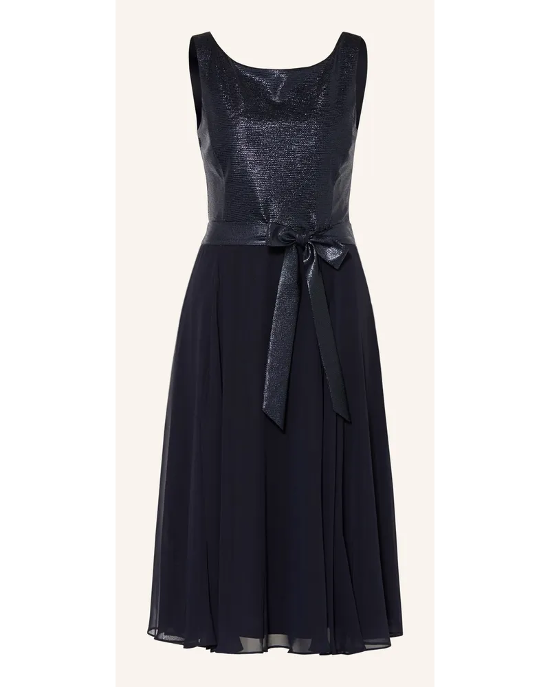 Vera Mont Cocktailkleid im Materialmix Blau