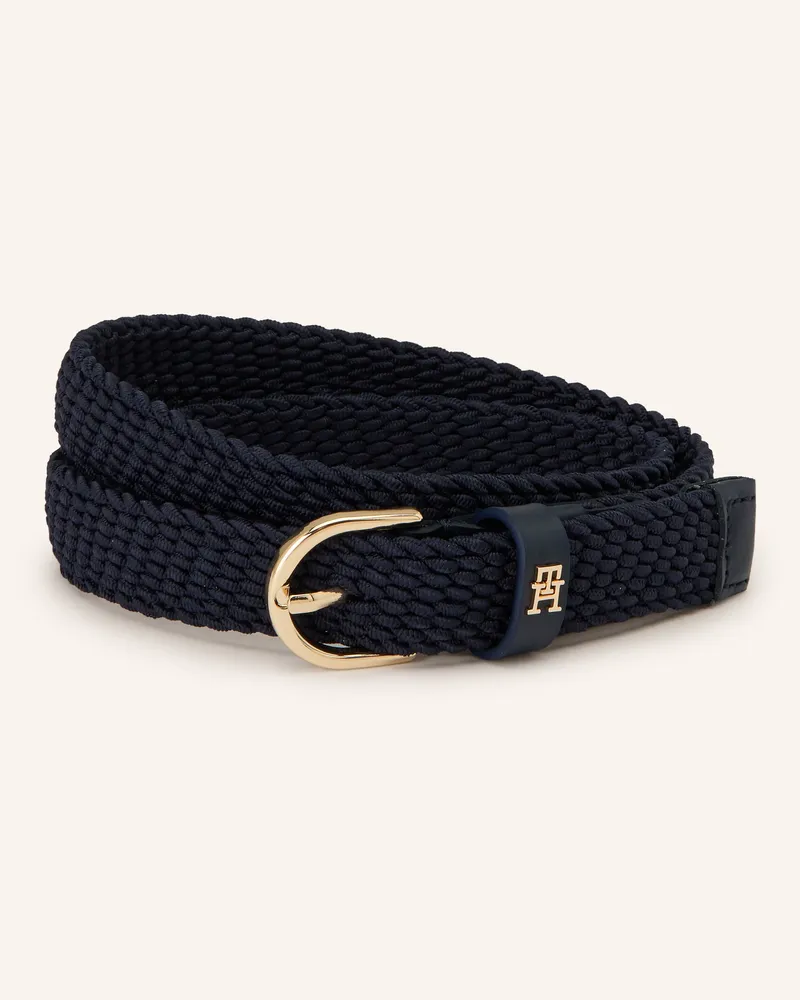 Tommy Hilfiger Flechtgürtel Dunkelblau