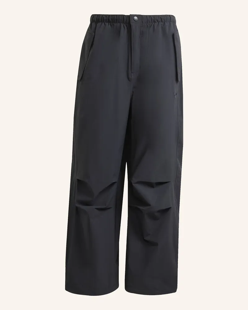 adidas PREMIUM ESSENTIALS UTILITY PARACHUTE HOSE Schwarz