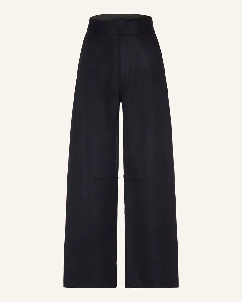 Soeur Marlenehose Hawk Aus Flanell blau Dunkelblau