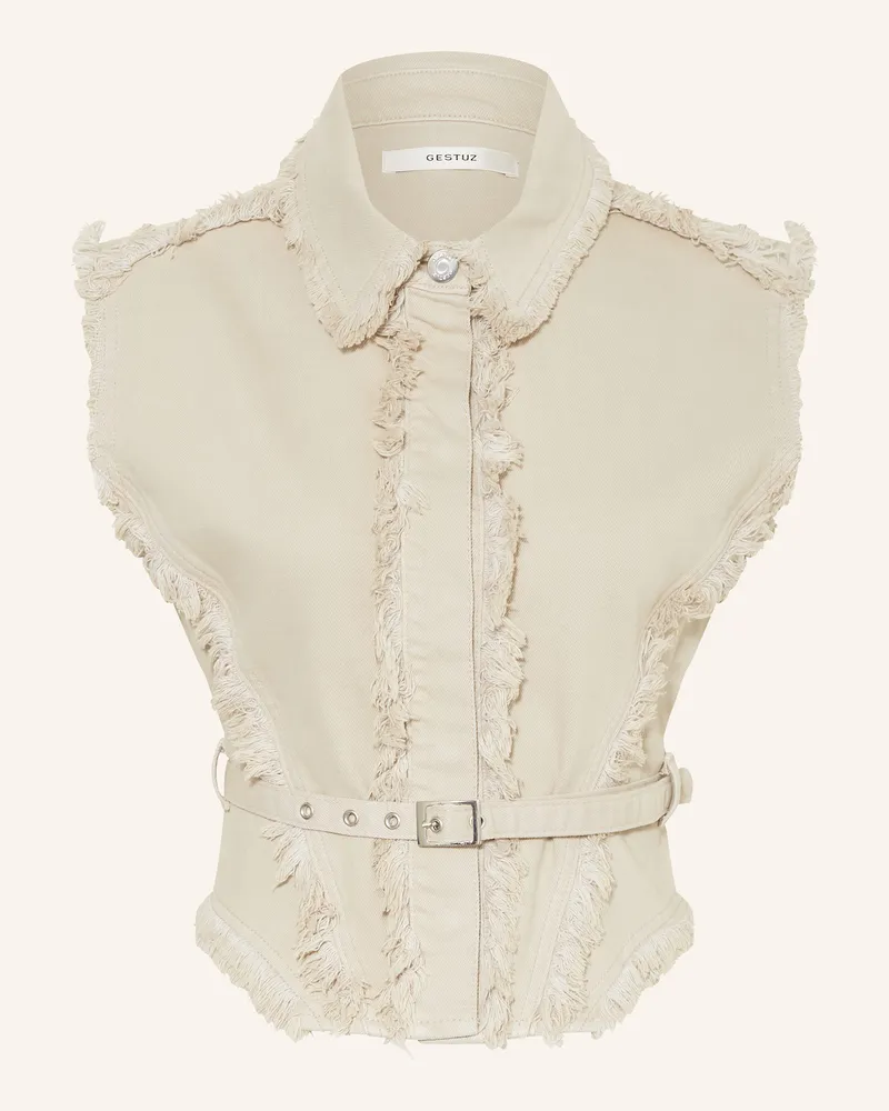 Gestuz Jeansbluse GZCATIA Beige