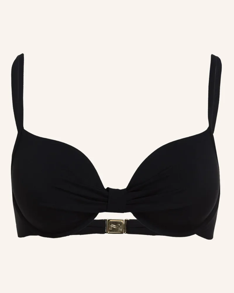 Maryan Mehlhorn Bügel-Bikini-Top Solids schwarz Schwarz