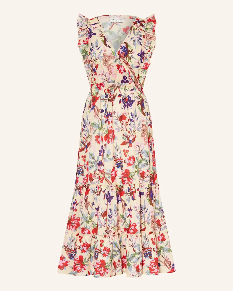 Lollys Laundry Kleid SAMOLL mit Rüschen Creme