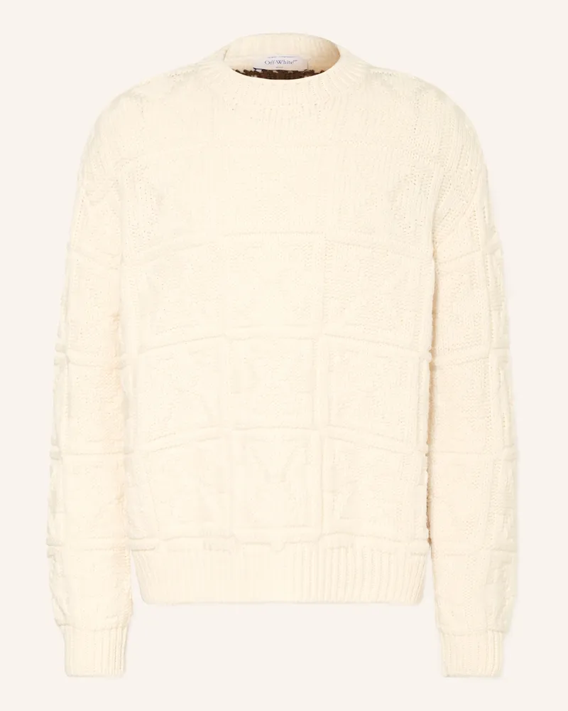 OFF-WHITE Pullover Creme
