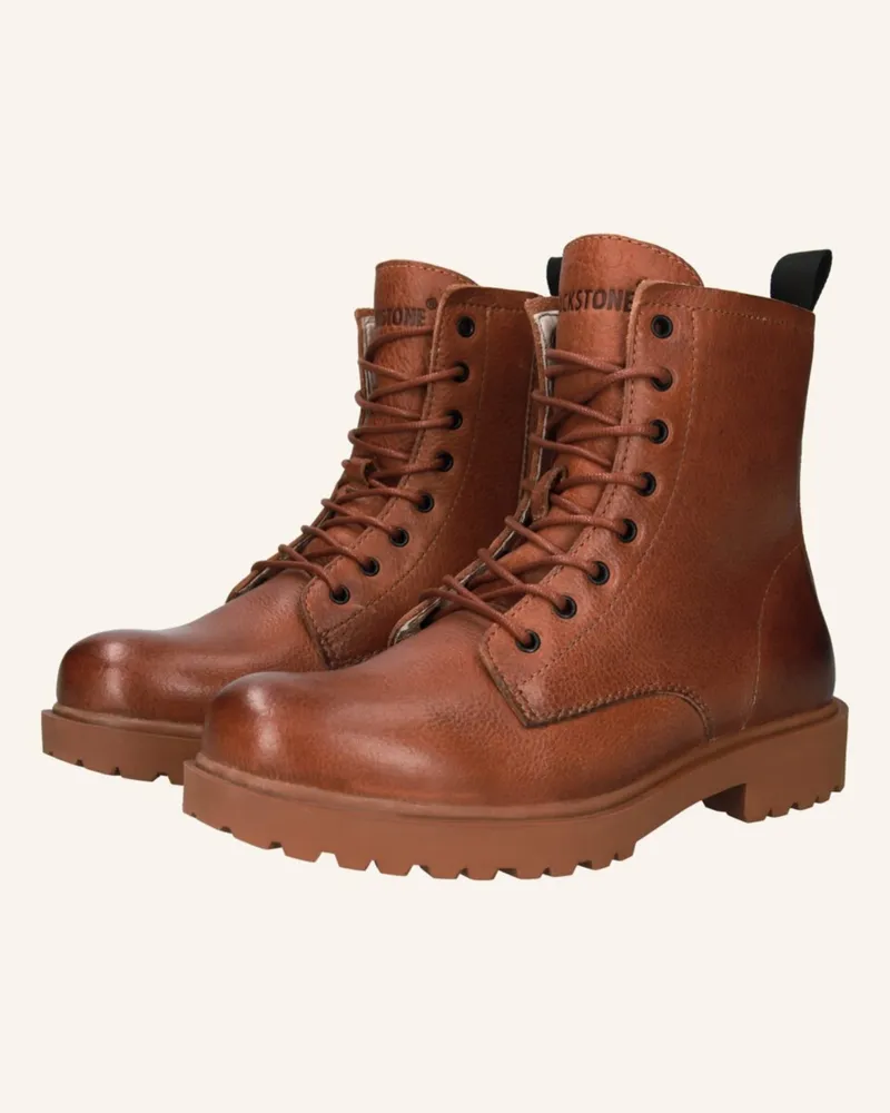 Blackstone Schnürboots braun Cognac