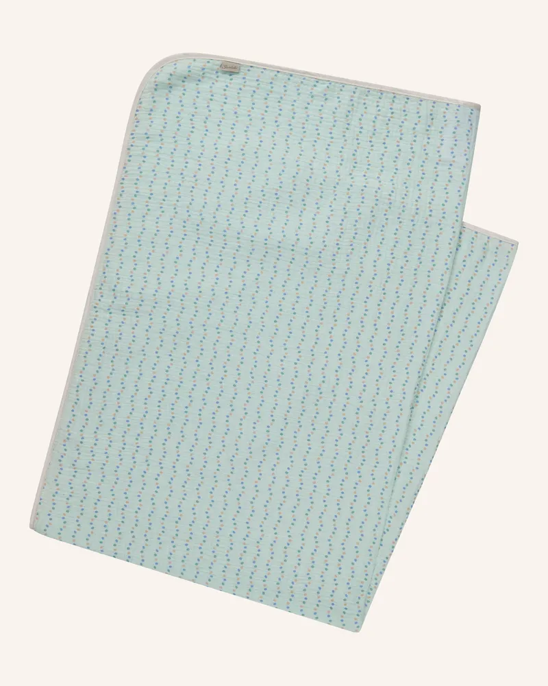 Sterntaler Babydecke Musselin Ozean gruen Hellgrün
