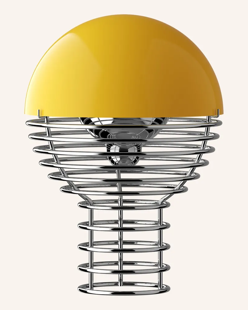 Verpan Tischleuchte Wire gelb Dunkelgelb