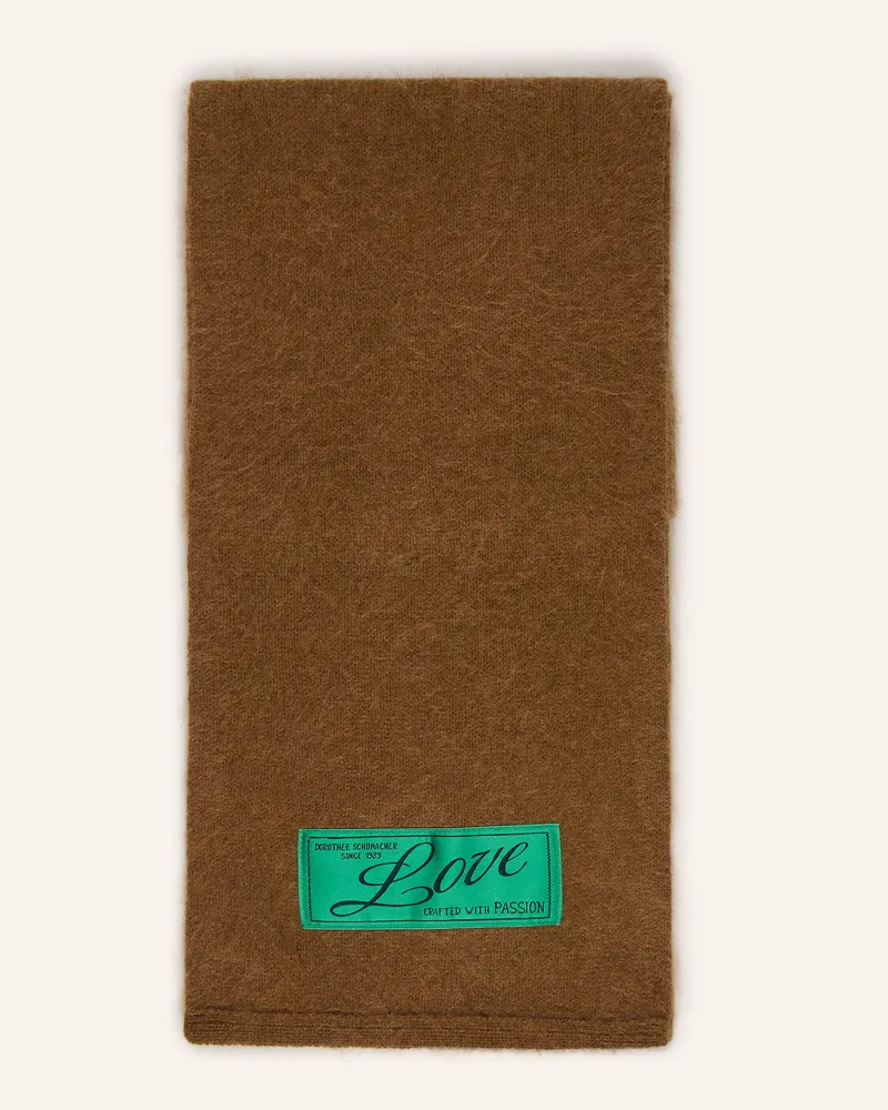 Dorothee Schumacher Schal Mit Cashmere braun Hellbraun