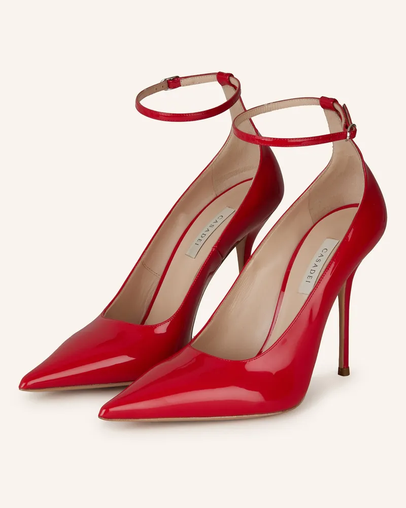 Casadei Lack-Pumps Scarlet rot Rot