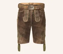 Trachten-Lederhose Kandersteg braun