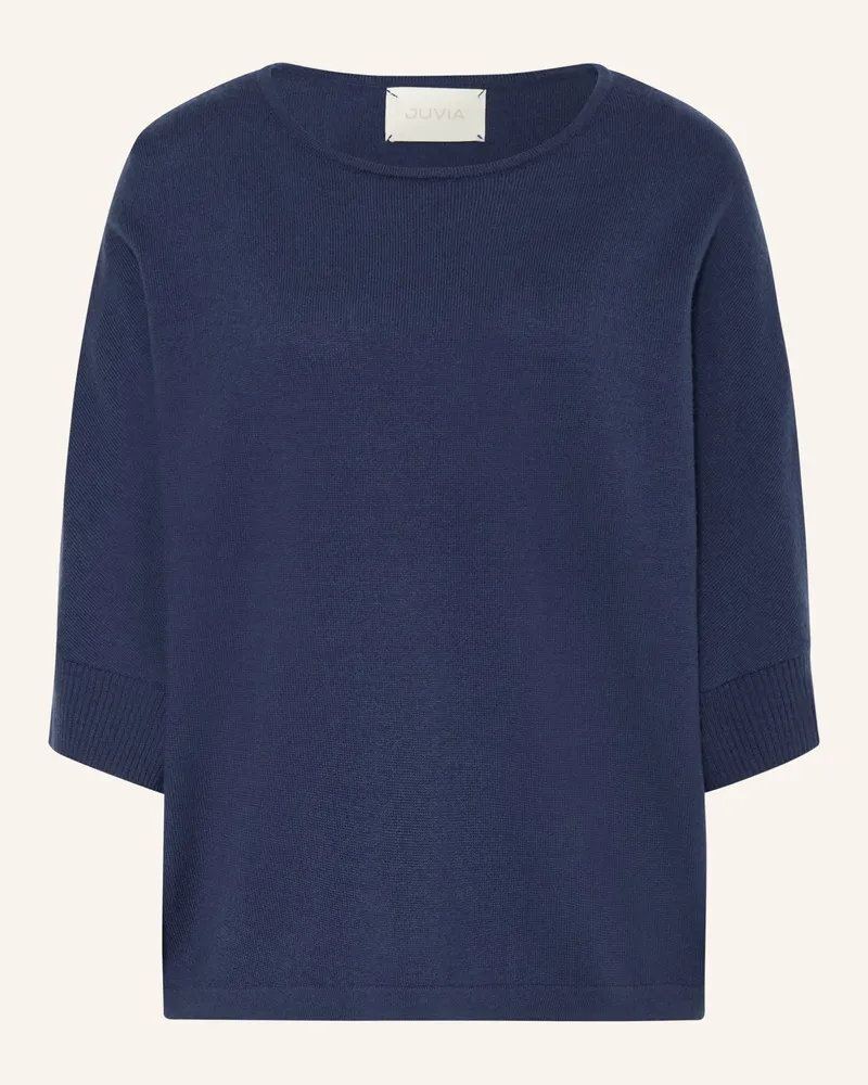 Juvia Pullover Blanca Mit 3/4-Arm blau Dunkelblau