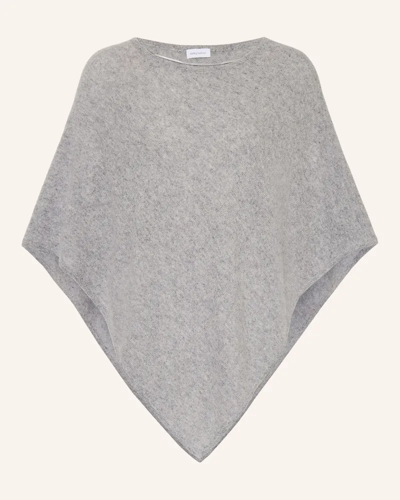 Darling Harbour Cashmere-Poncho grau Grey