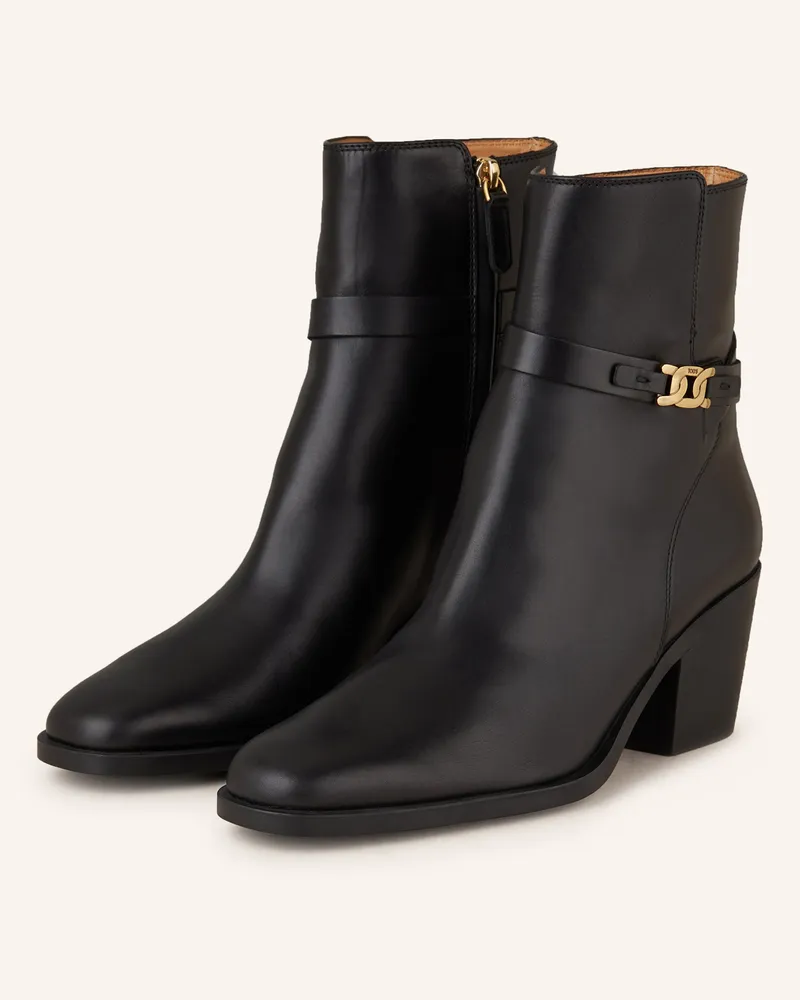 TOD'S Stiefeletten GOMMA Schwarz