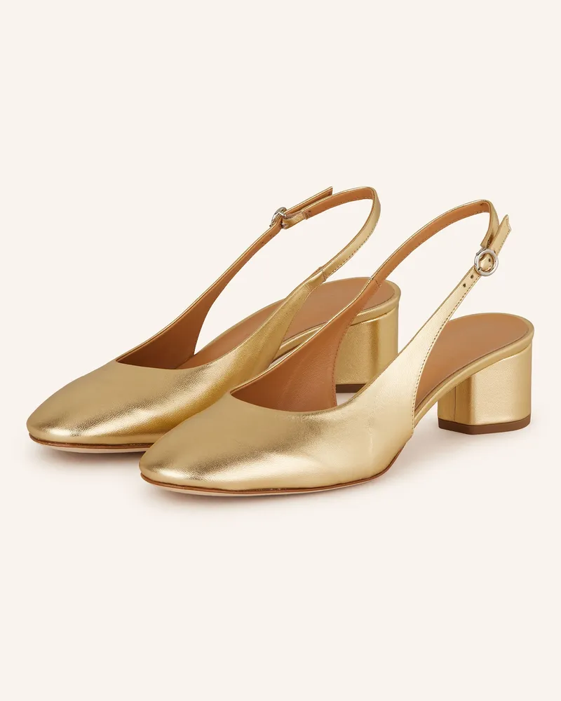 aeyde Slingpumps ROMY Gold