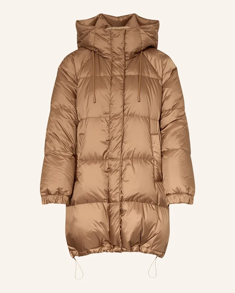 Max Mara Steppmantel ANFORA zum Wenden Hellbraun