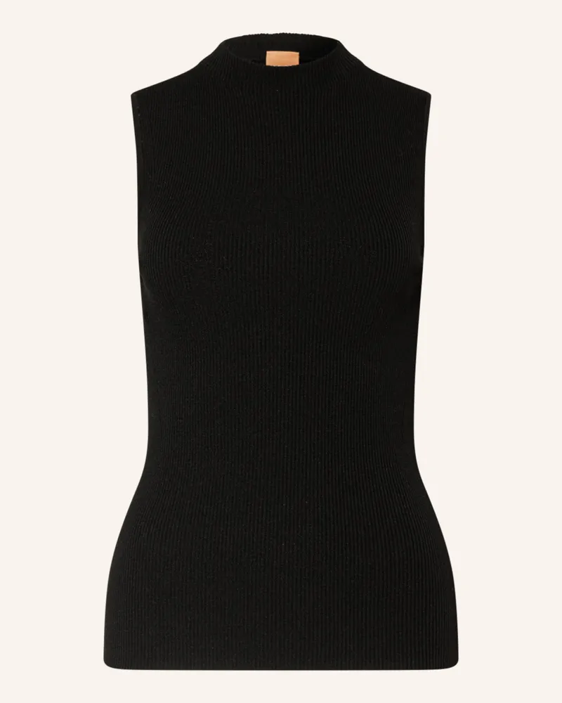 HUGO BOSS Stricktop FESKIES Schwarz