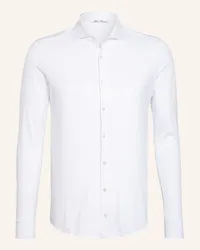 Stefan Brandt Jerseyhemd OTIS Slim Fit Weiss