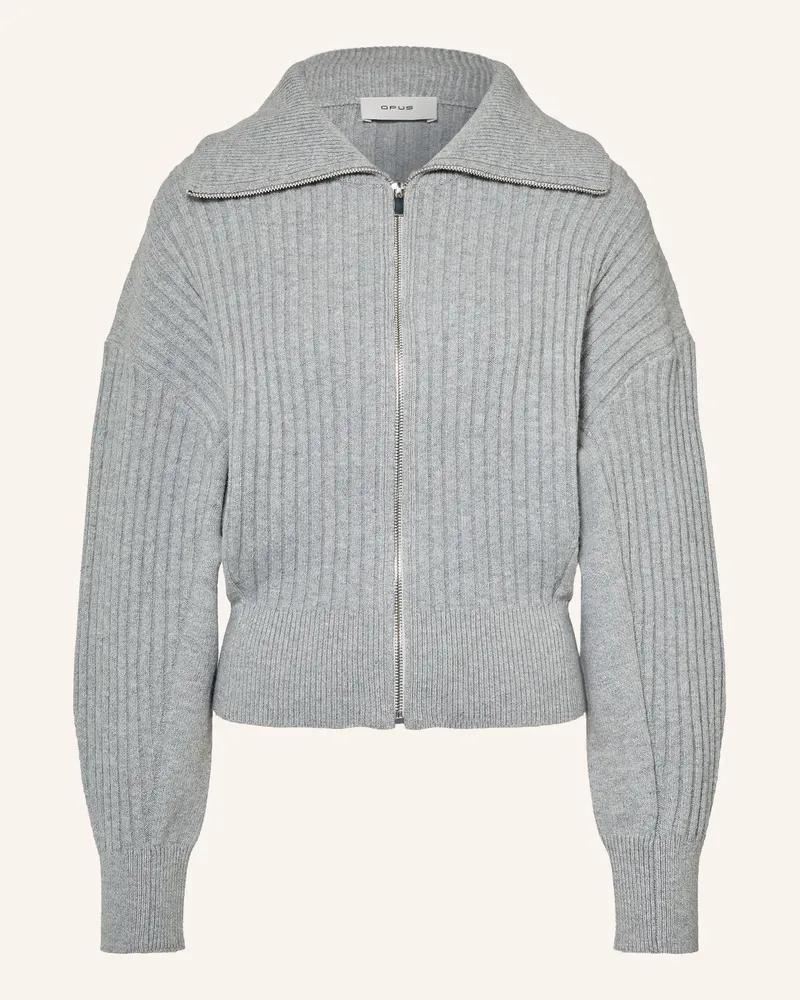 OPUS Strickjacke Dodesa grau Grau