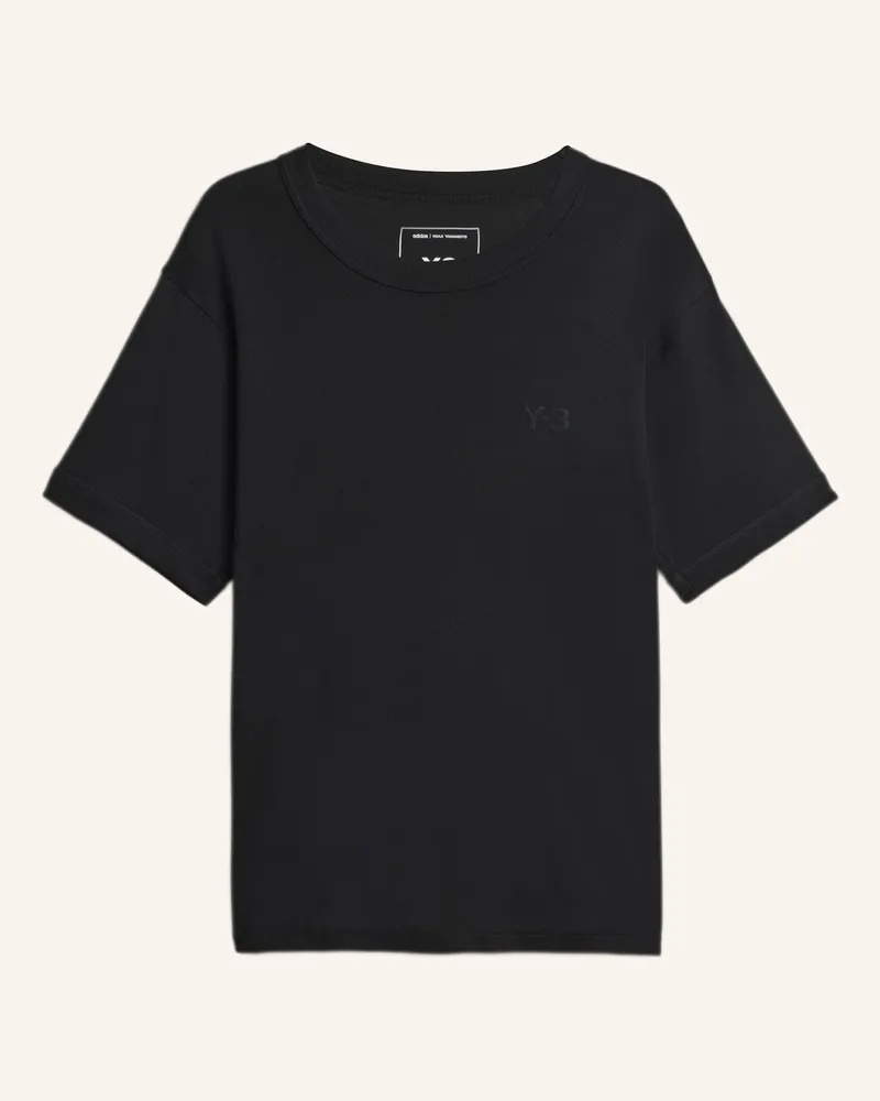 Y-3 Y-3 T-Shirt, Schmale Passform schwarz Schwarz
