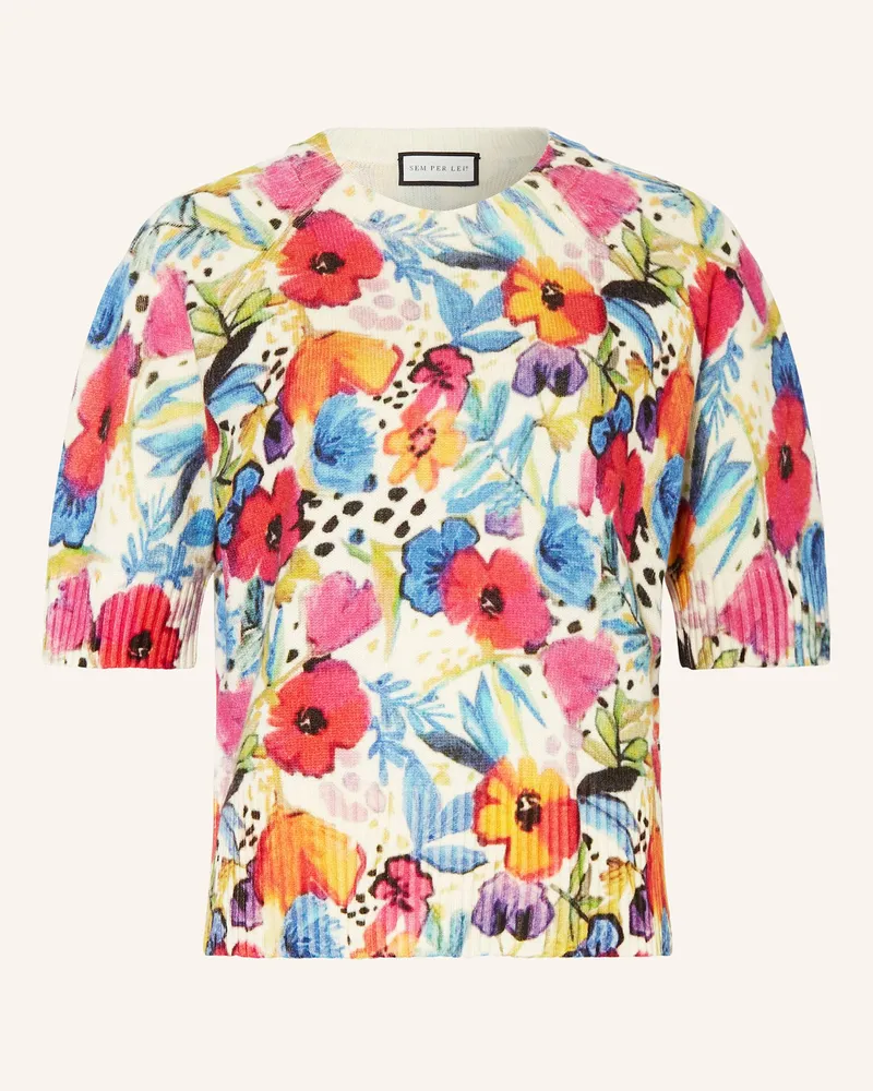 SEM PER LEI Strickshirt mit Cashmere Pink