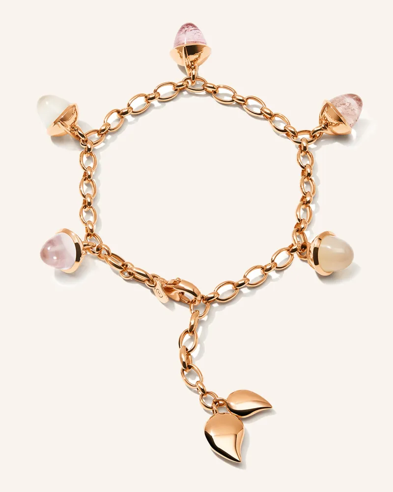 TAMARA COMOLLI Armband Mikado Flamenco Charm Armband Blush rosegold Roségold