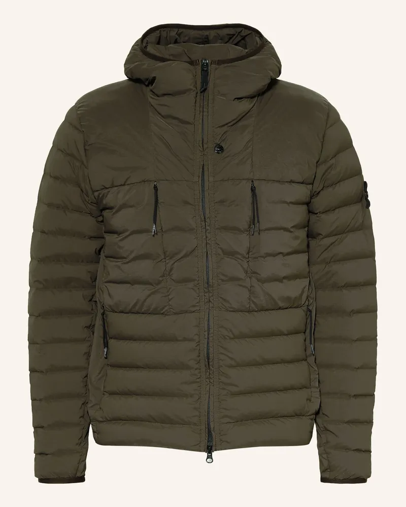 Stone Island Lightweight-Daunenjacke braun Dunkelbraun