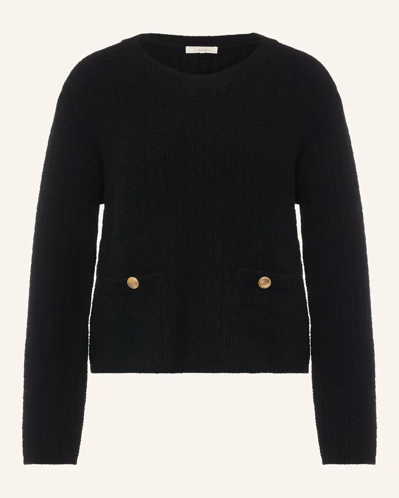 lilienfels Pullover Mit Cashmere schwarz Schwarz
