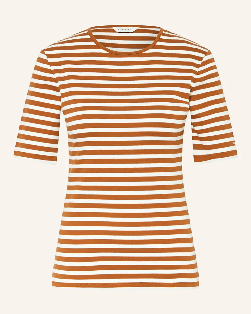 Gant T-Shirt Braun