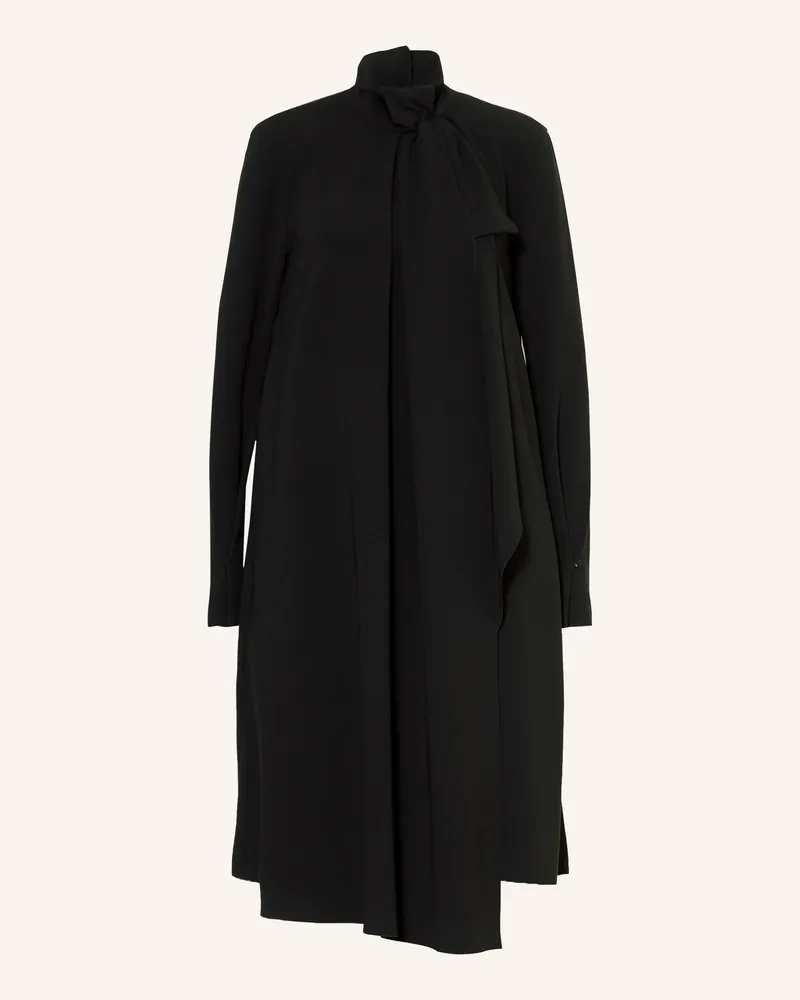 Dorothee Schumacher Cocktailkleid Statement Drape Mit Schluppe schwarz Schwarz